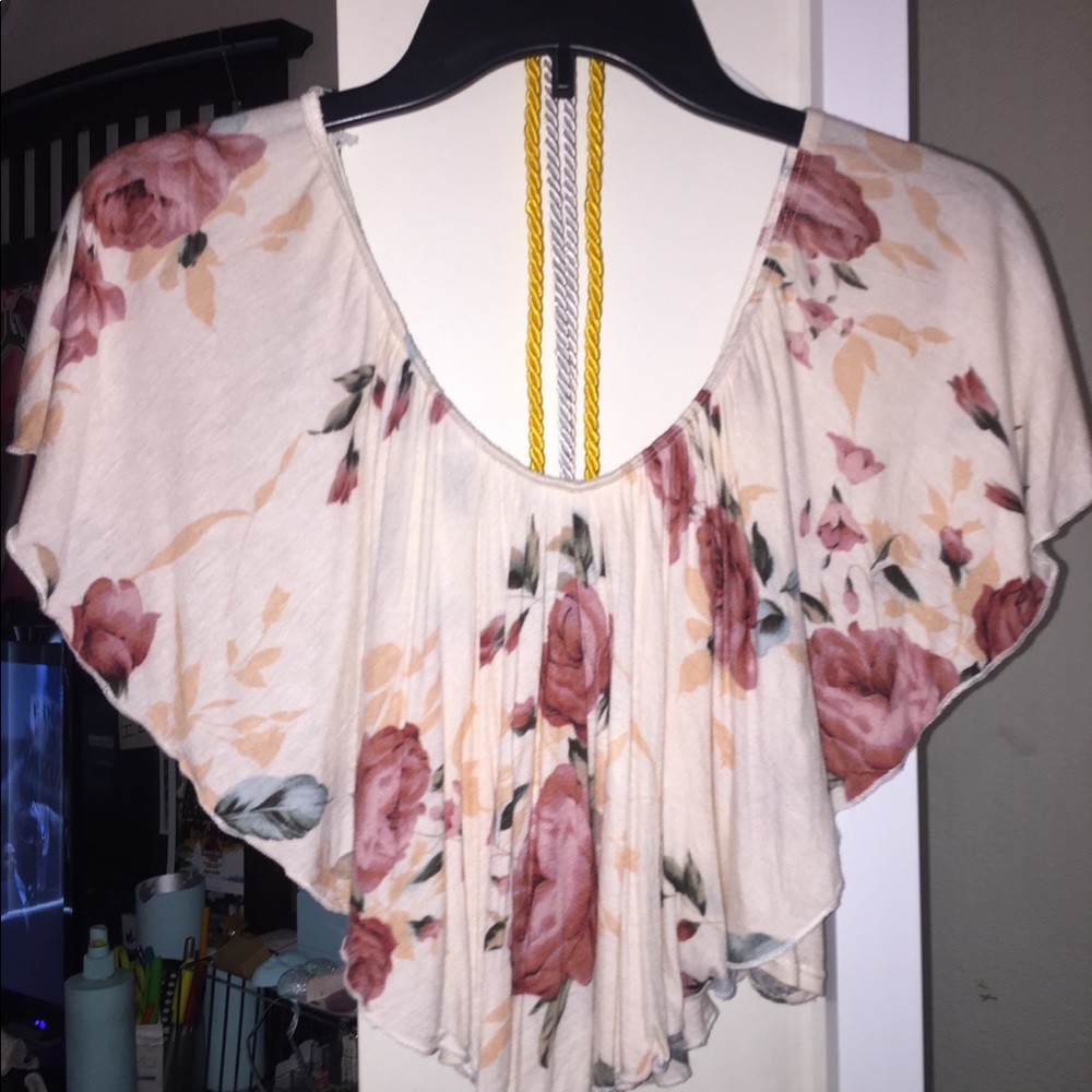 Floral crop top